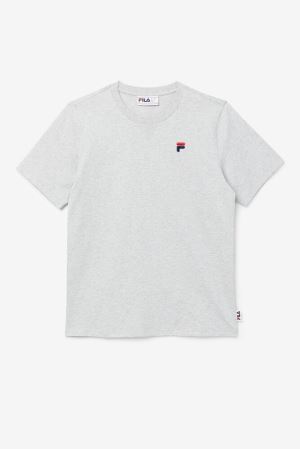 FILA Derion Tee Shirts Light / Grey,Mens Clothing | CA.GYKMTP364